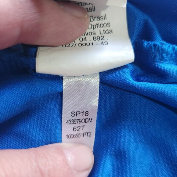 Oakley Polo Shirt Men's LG. Pullover Short Sleeve Blue Golf Polo Collared - Picture 7 of 12